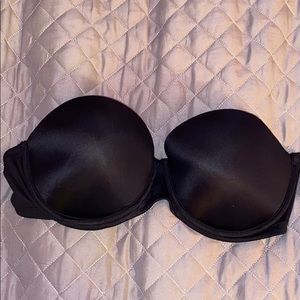 PINK strapless push up bra